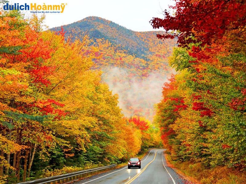 Cảnh đẹp mùa thu tại con đường Kancamagus Highway, Mỹ.