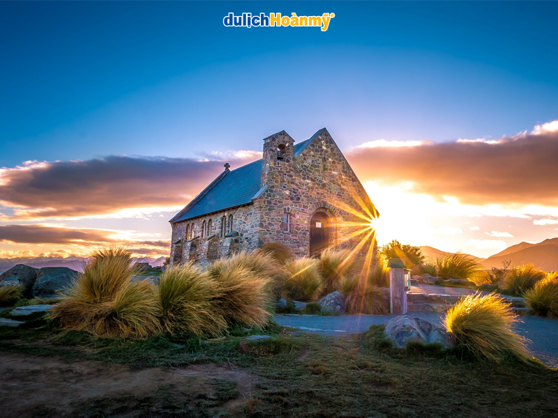 Hồ Tekapo - Chốn “thiên đường” ai cũng nên ghé thăm một lần trong đời 3 Nhà thờ cổ Good Shepherd
