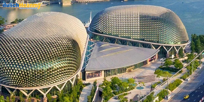 Nhà hát Esplanade - Trái sầu riêng khổng lồ bên bờ vịnh Marina Singapore 14 nha-hat-esplanade