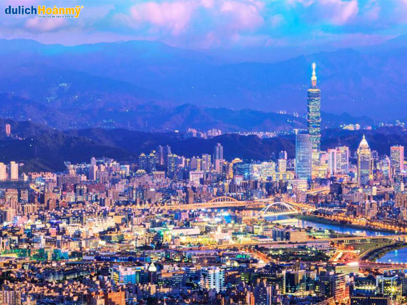 Cảnh sắc hiện đại ấn tượng của thành phố Đài Bắc