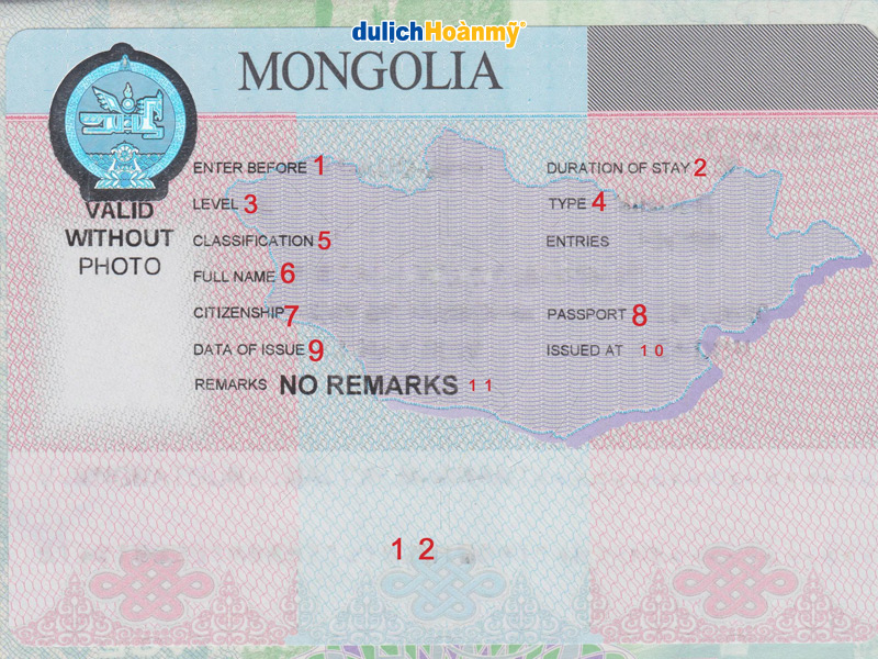 Visa du lịch Mông Cổ