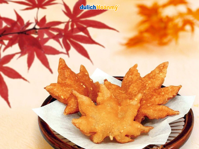 Tempura lá phong Tempura lá phong