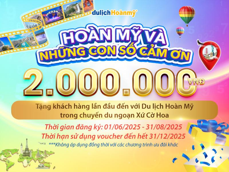 DU LỊCH HOÀN MỸ VÀ NHỮNG CON SỐ CẢM ƠN 10 hoan my va nhung con so cam on