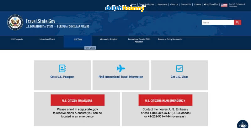 Làm sao biết mình đậu visa Mỹ? 3 cách kiểm tra đơn giản 8 Website của Bộ Ngoại giao Mỹ