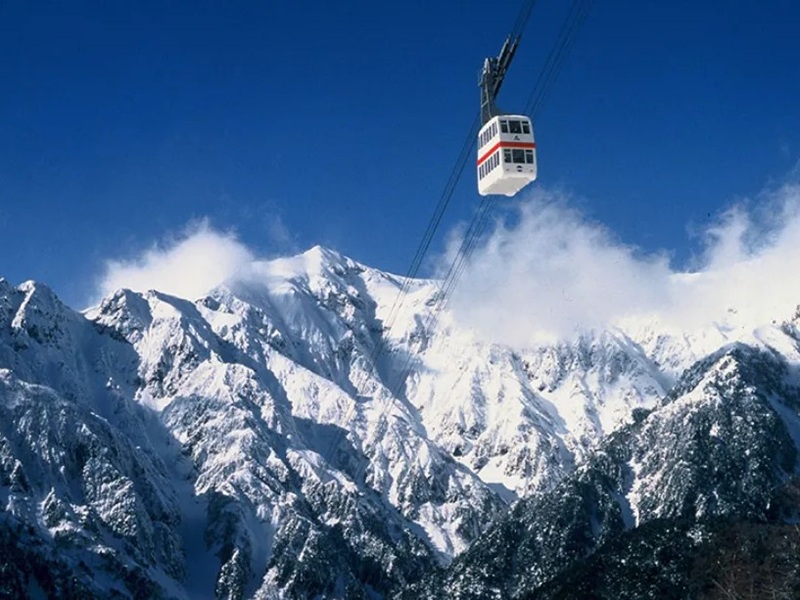 Trải nghiệm cáp treo Gondola tại Shinhotaka Ropeway