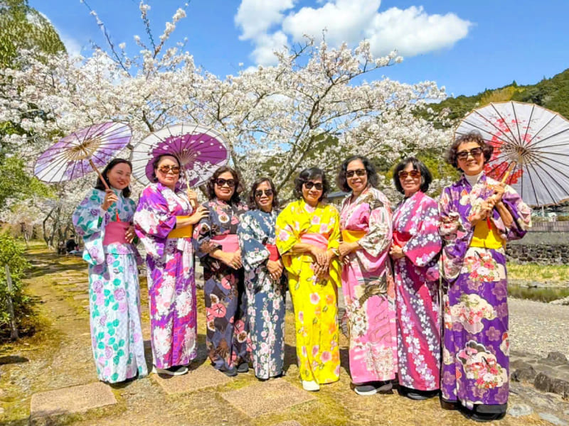 Khoác lên mình trang phục Yukata truyền thống của người Nhật Bản