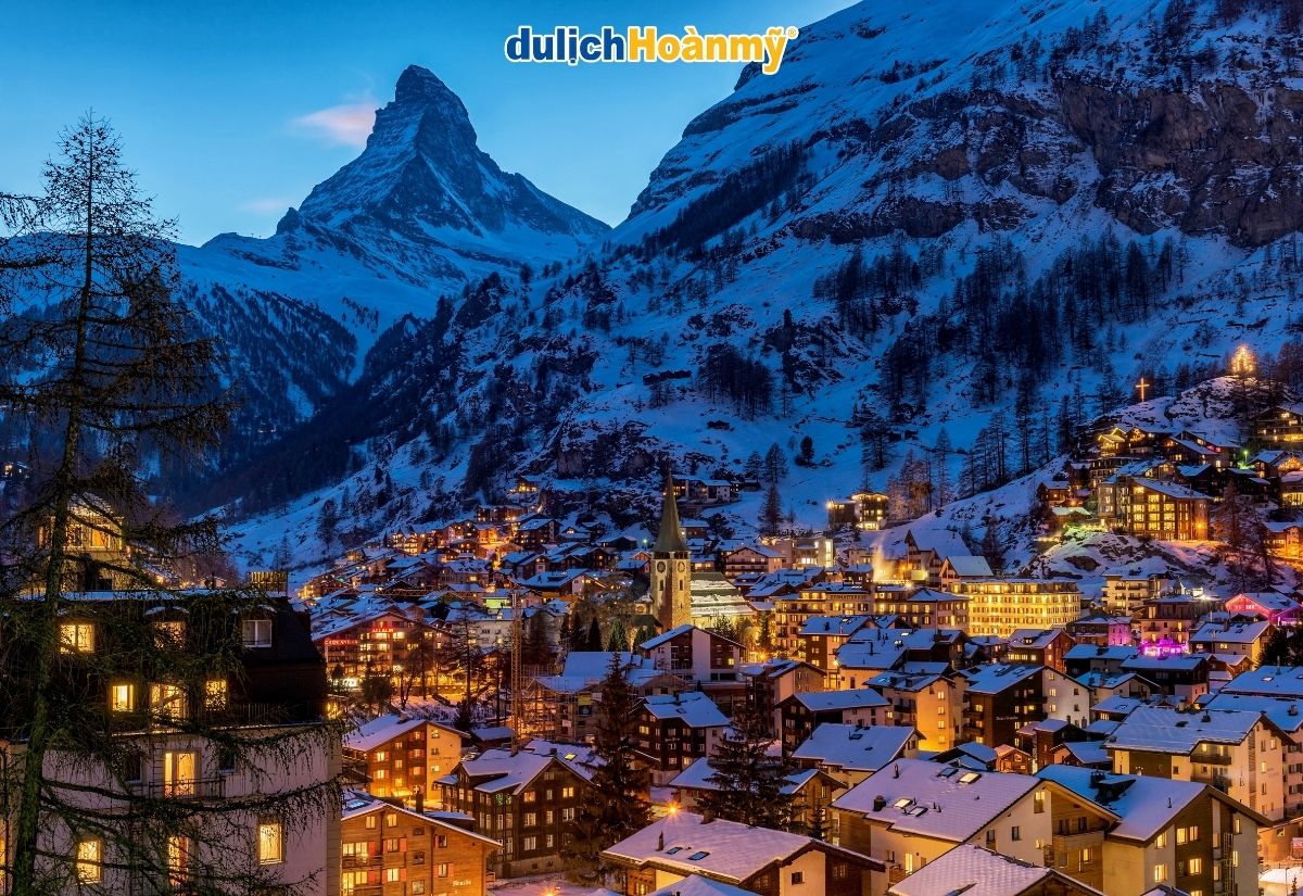 Bật mí kinh nghiệm du lịch Châu Âu mùa đông chi tiết nhất 4 Zermatt