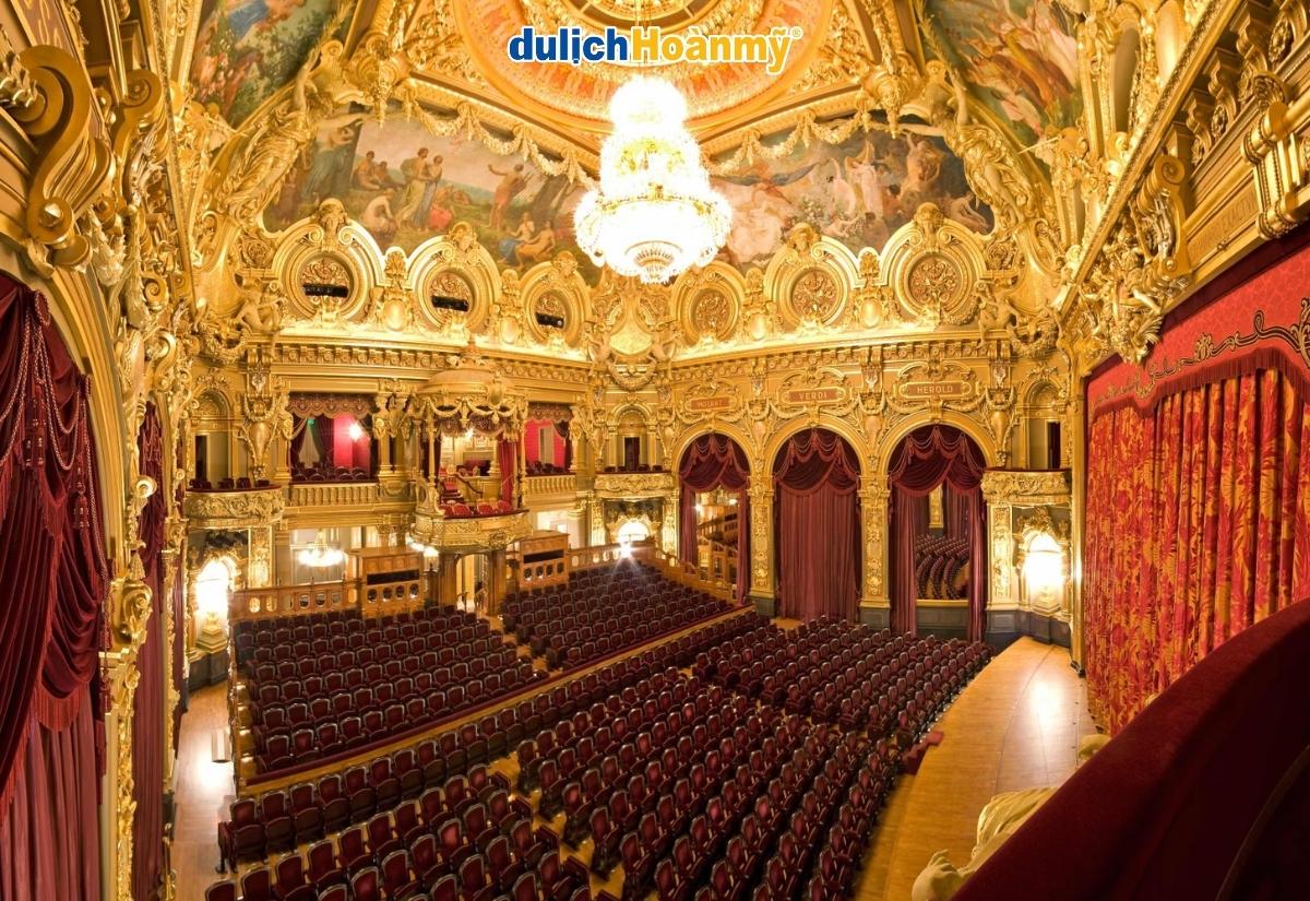 Đất nước Monaco - Thiên đường xa hoa và giàu có bậc nhất thế giới 6 Nhà hát Opéra de Monte-Carlo