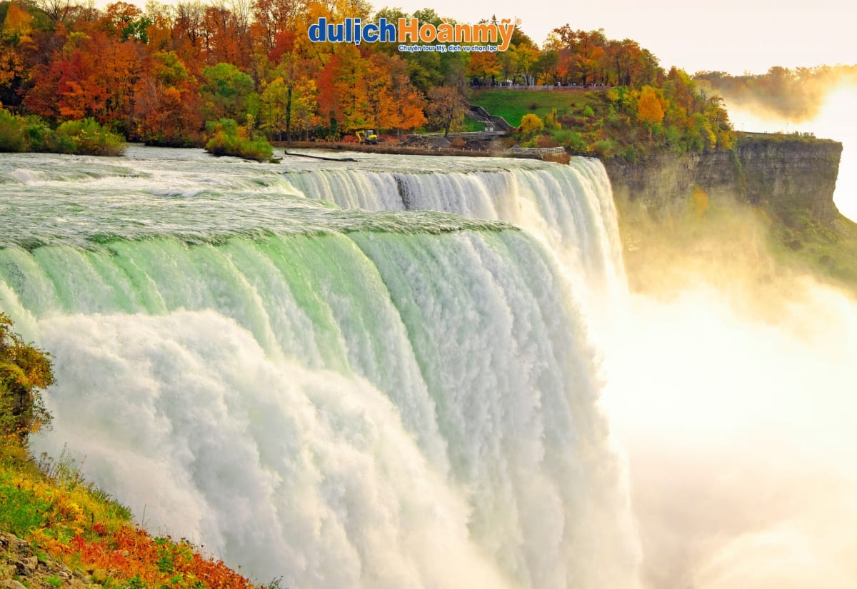 Thác Niagara: Kỳ quan thiên nhiên hùng vĩ ở Bắc Mỹ 2 Niagara lãng mạn khi thu về
