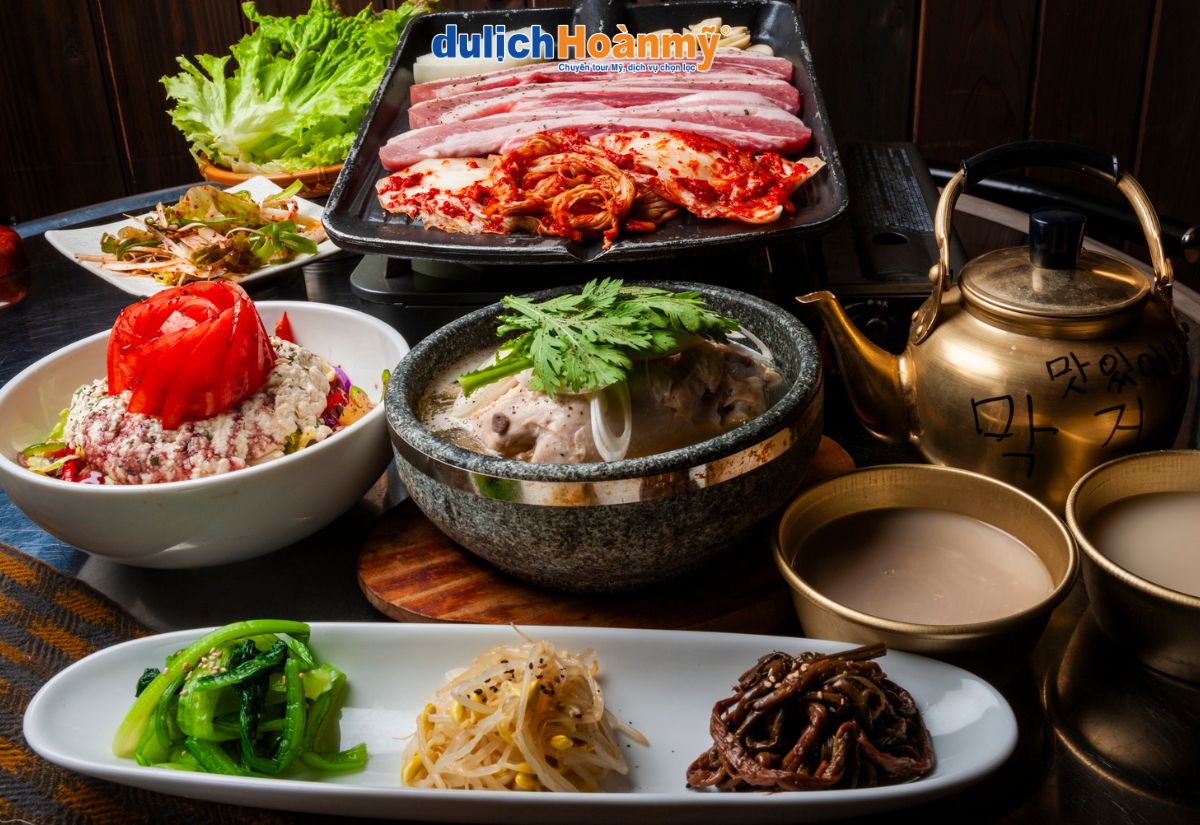 Tất tần tật kinh nghiệm du lịch Hàn Quốc chi tiết nhất 2026 14 ẩm thực hàn quốc