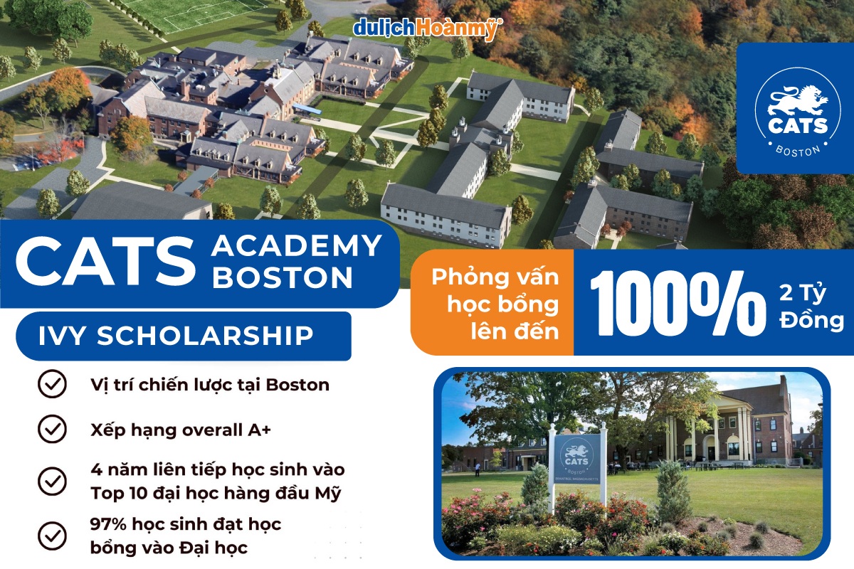 Chương trình học bổng lên đến 100% tại CATS Academy Boston – Cơ hội dành cho học sinh lớp 11 1 du hoc boston