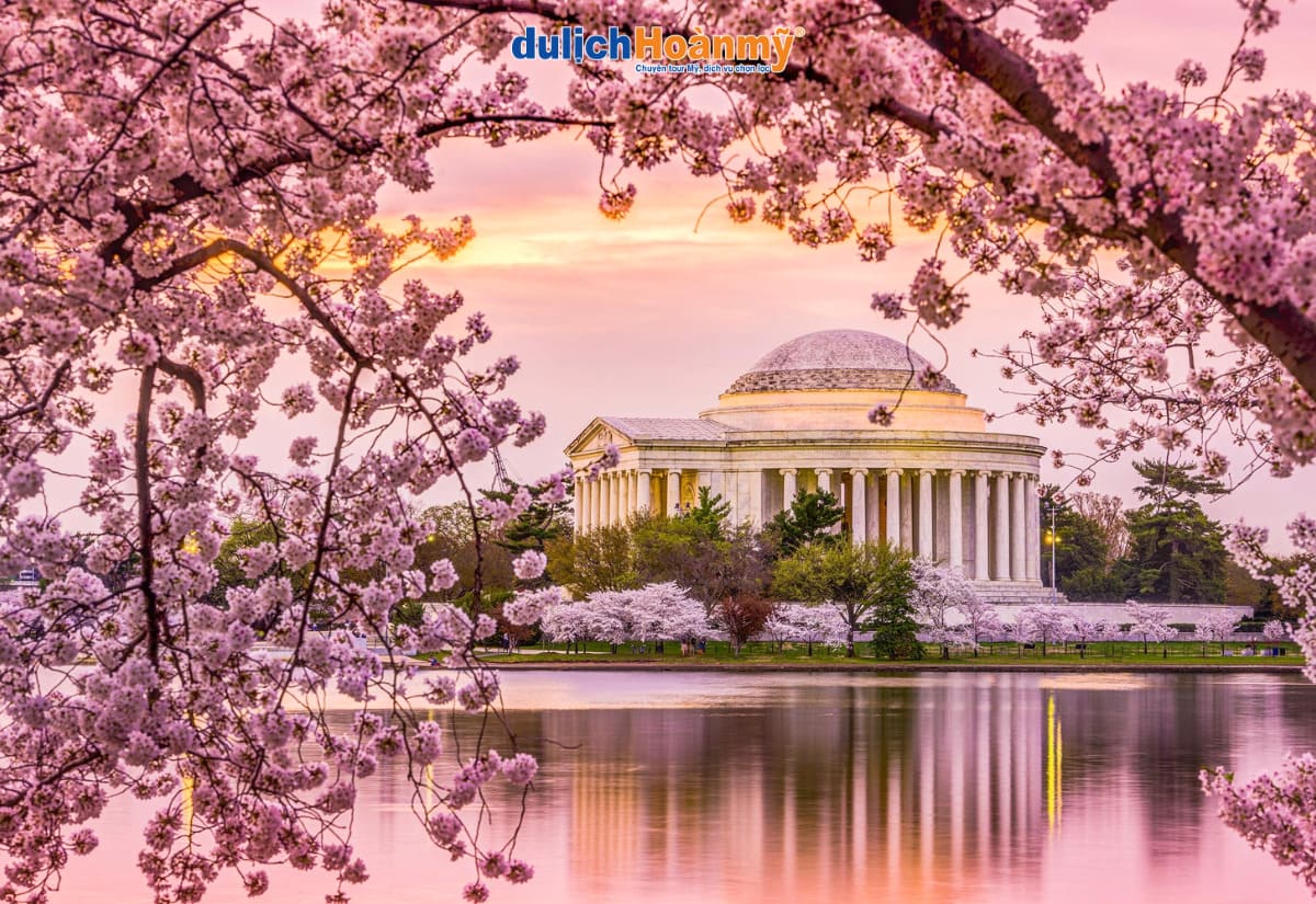 Du lịch Washington DC – Khám phá Nhà Trắng, Capitol & Biểu tượng nước Mỹ 6 đài tưởng niệm Jefferson