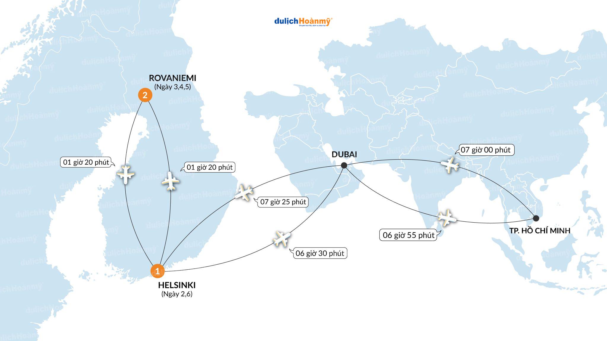 CT TOUR BẮC AU - Map