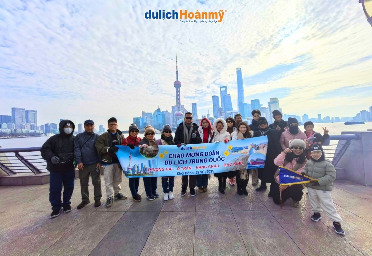 Kinh nghiệm du lịch Thượng Hải chi tiết từ A-Z cho người đi lần đầu 13 Đoàn khách Du Lịch Hoàn Mỹ khám phá Thượng Hải