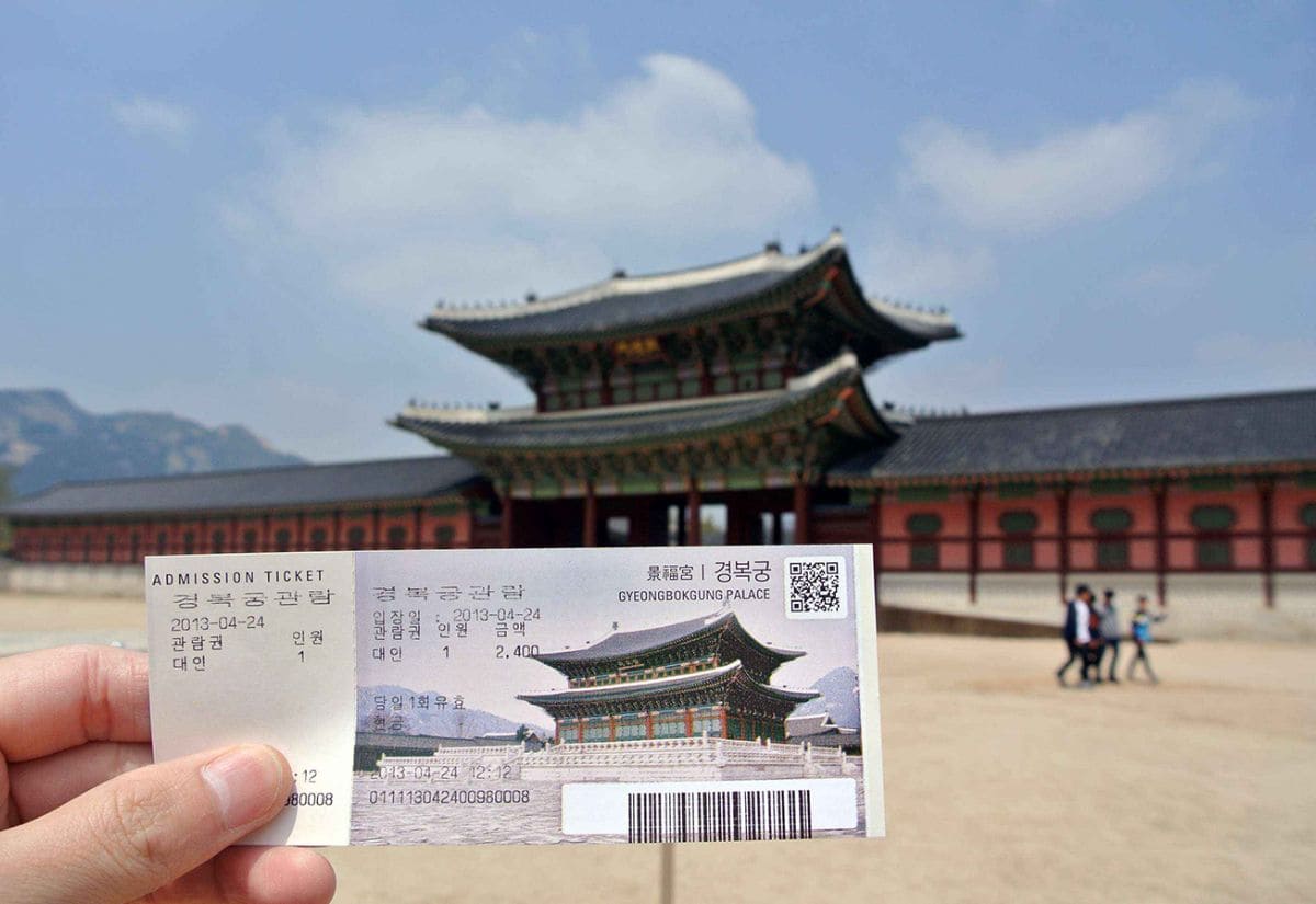 Cung điện Gyeongbokgung: Khám phá hoàng cung đẹp nhất Hàn Quốc 15 Vé tham quan cung điện Gyeongbokgung