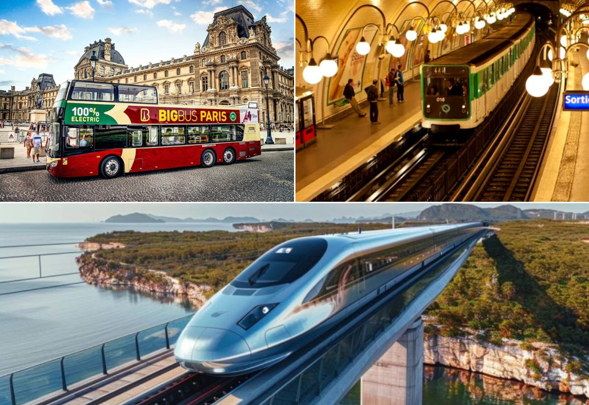 Du lịch Pháp cần bao nhiêu tiền? Chi phí chi tiết mới nhất 2026 6 Tàu điện ngầm Metro và tàu cao tốc TGV là những phương tiện phổ biến tại Pháp.