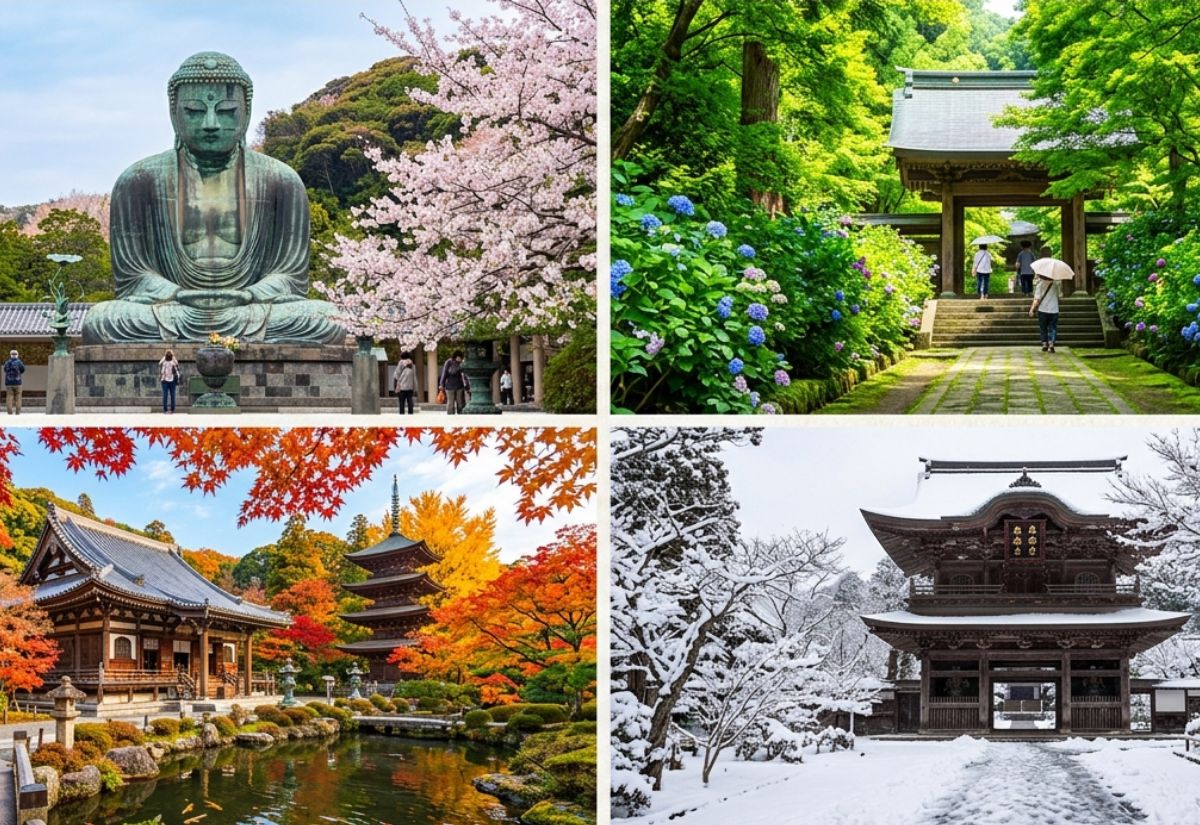 Du lịch Kamakura - Khám phá Cố Đô cổ kính và thanh bình kế bên Tokyo 8 Kamakura với mỗi mùa đều mang một nét quyến rũ riêng