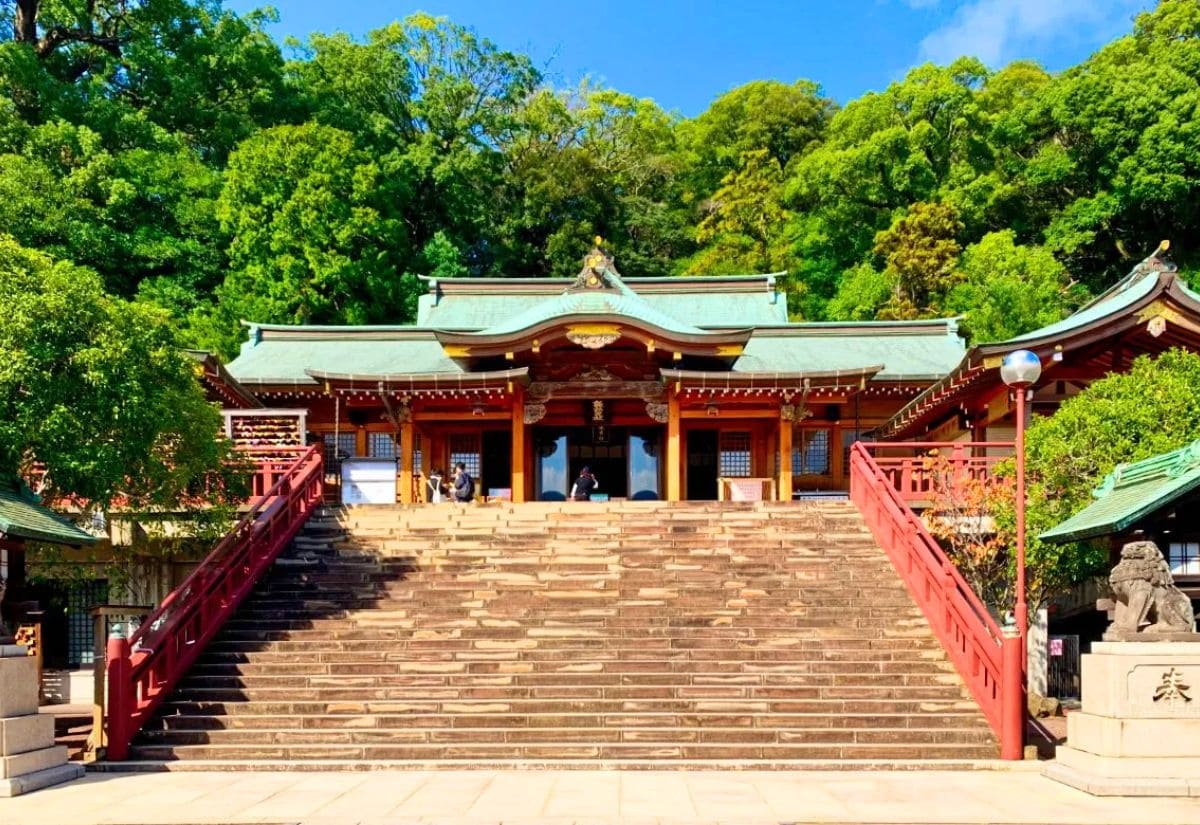 Nagasaki Nhật Bản - Kinh nghiệm du lịch và điểm đến nổi tiếng 11 Đền Suwa gắn với lễ hội Nagasaki Kunchi nổi tiếng