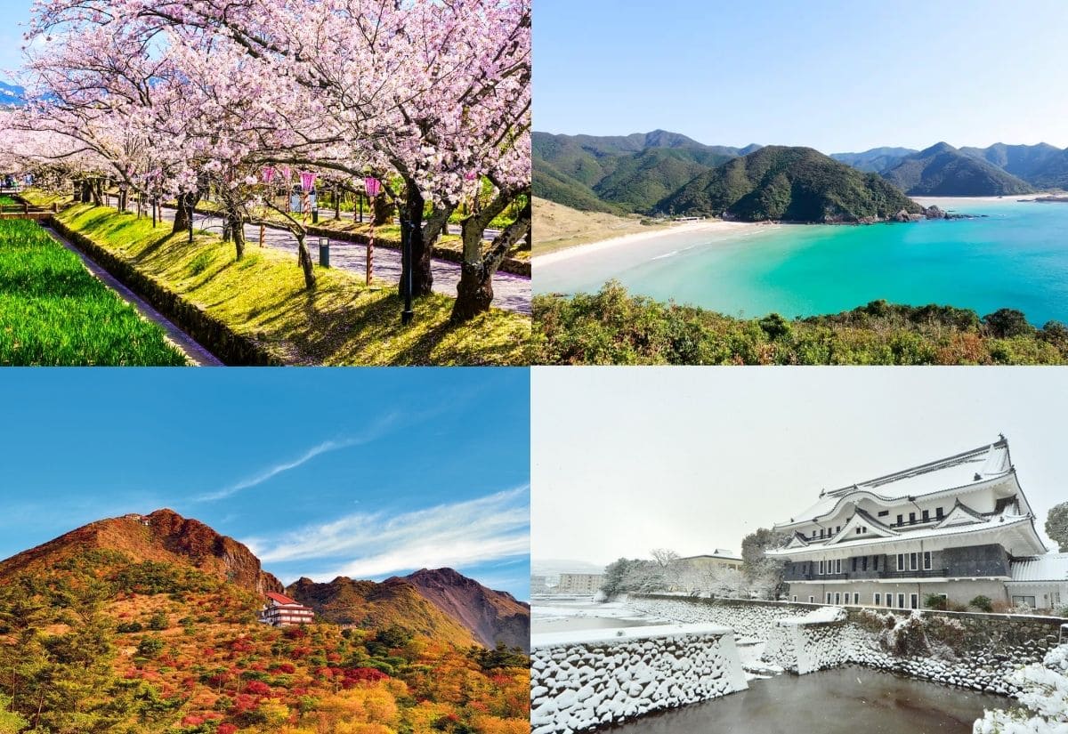 Nagasaki Nhật Bản - Kinh nghiệm du lịch và điểm đến nổi tiếng 2 Mỗi mùa sở hữu cảnh khung cảnh thiên nhiên khác nhau